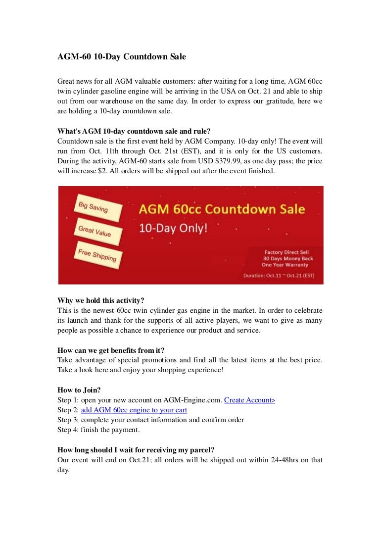 agm 60cc twin engine