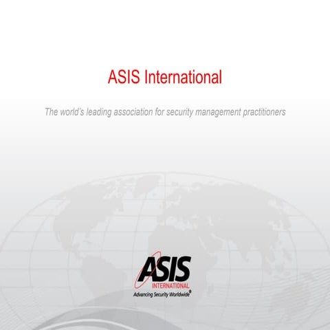 About ASIS International