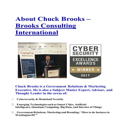 About Chuck Brooks