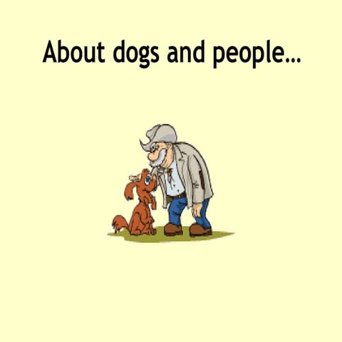 About dogs and_people