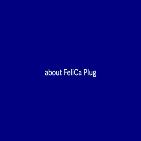 About FeliCa Plug
