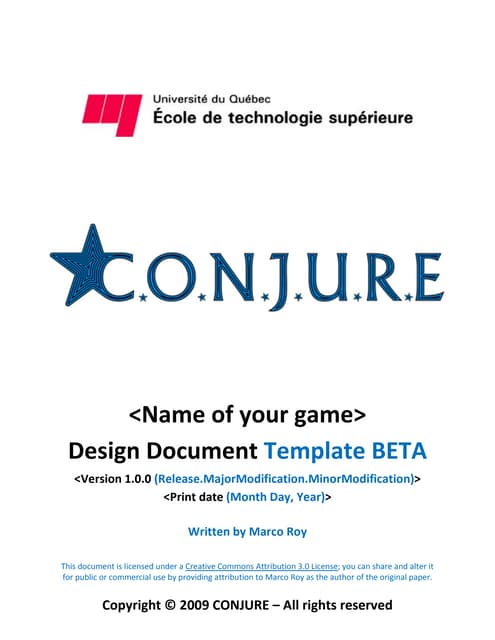 About game design