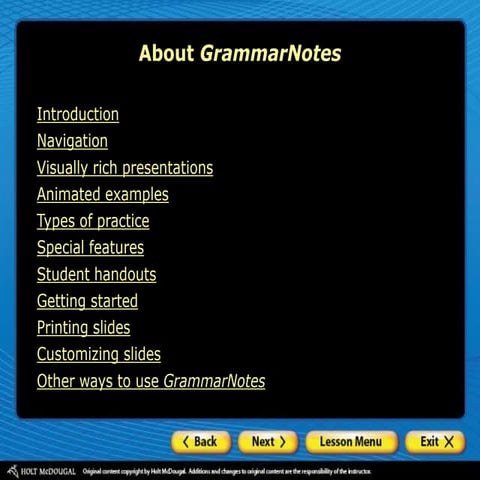 About Grammar notes | PPT | Desktop Publishing | Computer Software and ...