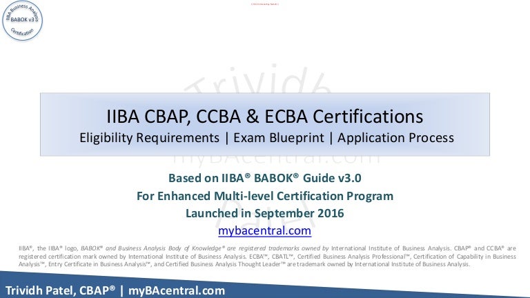CCBA Vorbereitungsfragen