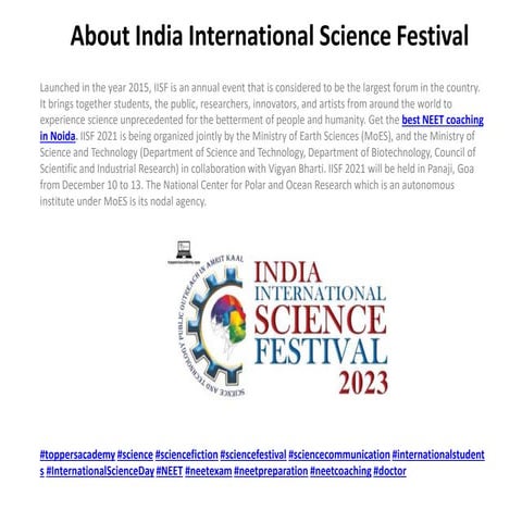 About India International Science Festival.pptx