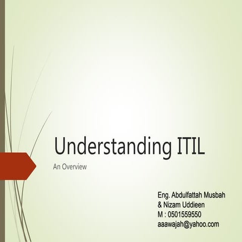 About itil v3