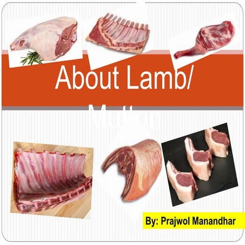About lamb and mutton