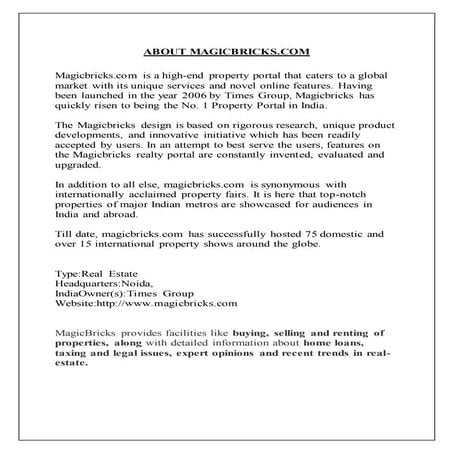 Magicbricks
