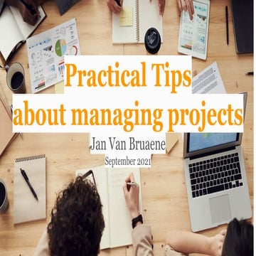 Practical tips every engineer needs to know about managing a project