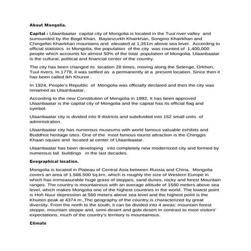 About mongolia 1 complete