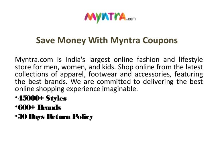 latest myntra coupon code