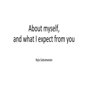 Team Building: You must make this your first presentation to your team