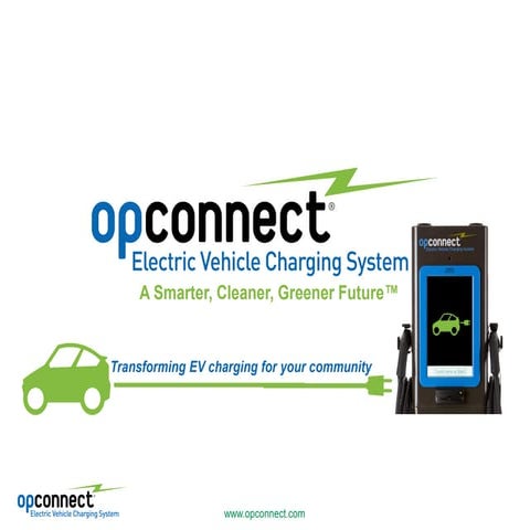 About Electric Vehicle Charging and OpConnect EV Charging Stations