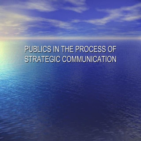 About publics
