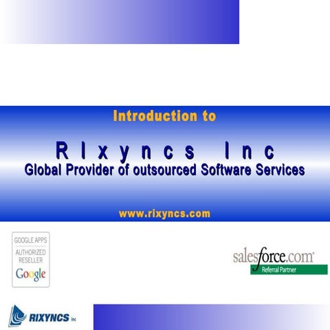Rishabh Software - Corporate Presentation | PDF