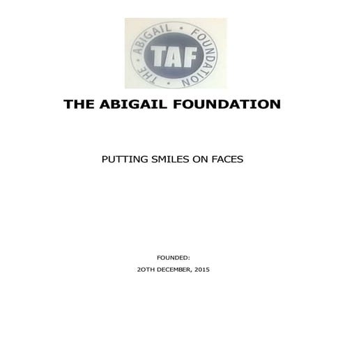 About the foundation 1