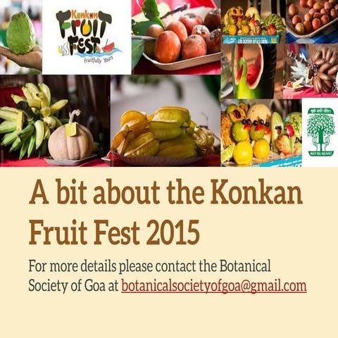 About the Konkan Fruit Fest 2015