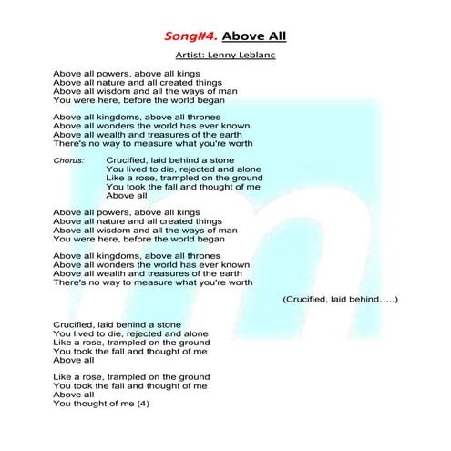 Above all | PDF