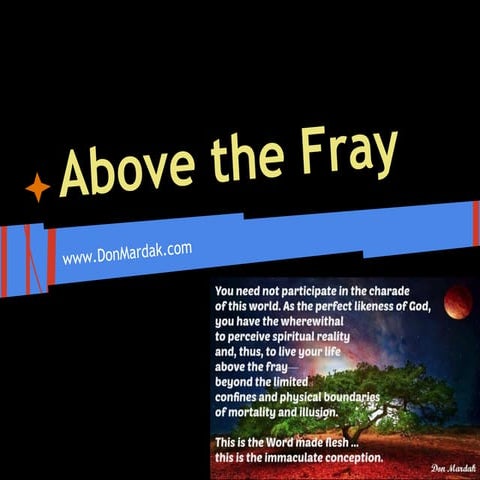 Above The Fray Definition : 