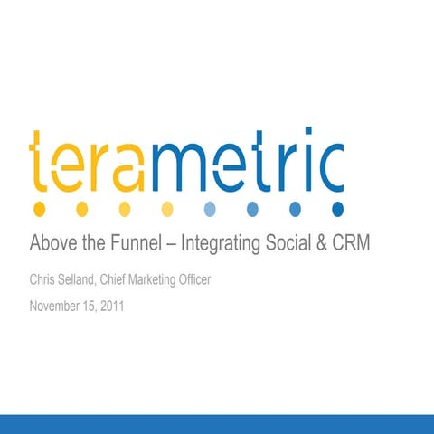 Above the Funnel - Social CRM NYC