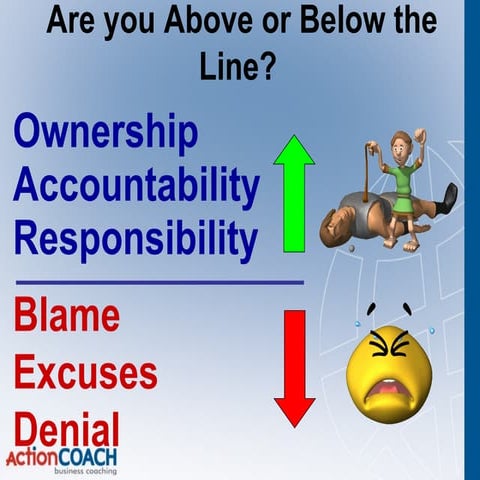 Above The Line... Are you below the line?