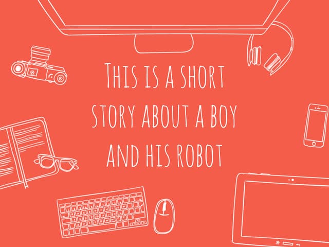 A Boy And His Robot — By Tony Lea