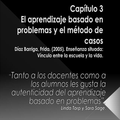 aprendizaje basado en problemas y el metodo de casos 