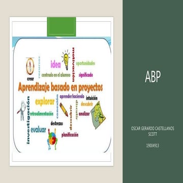 Tarea 4.2 aprendizaje basado en proyectos (abp) | PPTX
