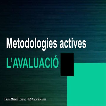 L'avaluació autentica