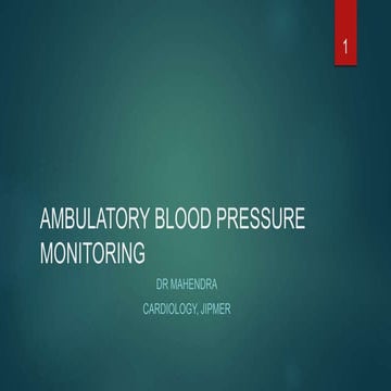 ambulatory blood pressure monitoring 
