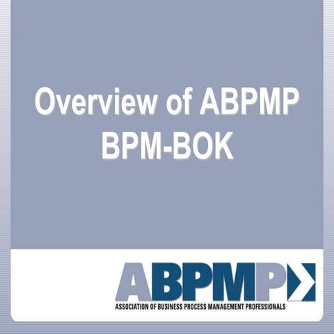 ABPMP BOK Overview.ppt