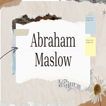 Abraham Maslow teoria ierarhizării nevoilor