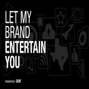 A brand A Story A Channel An Audience?