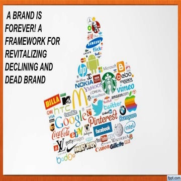 Brand Revitalization, Brand Enhancement & Brand Elimination | PPTX