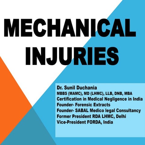 Injury (Forensic science) | PPTX