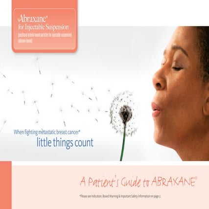 Abraxane brochure