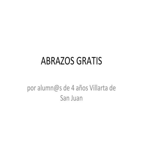 Abrazos gratis