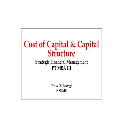 ABR class ppt-3-cost of capita and cap  strl-RWJ-Chap12-15-16-2016-17.pptx