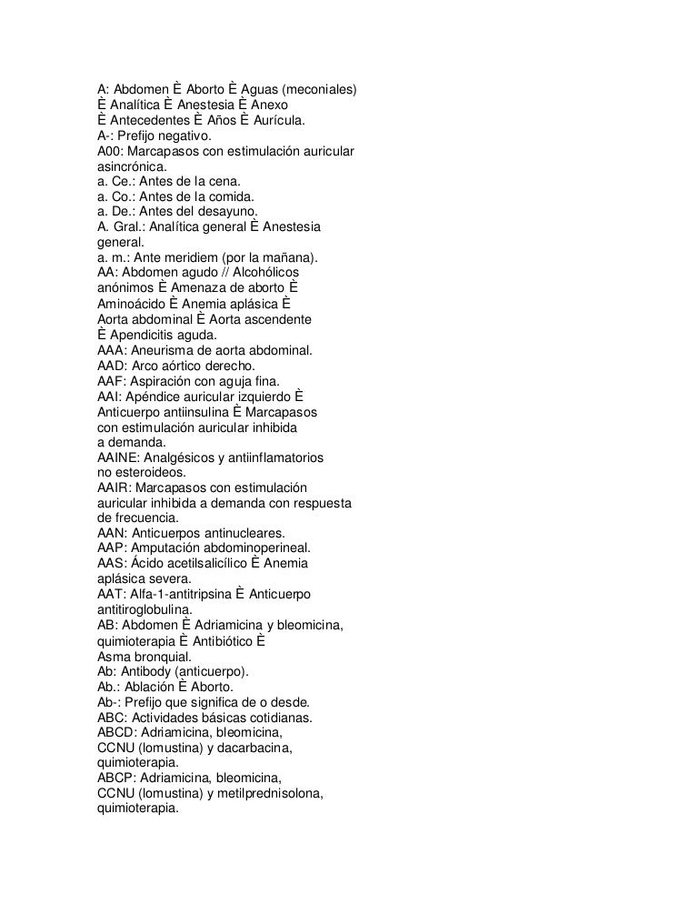Abreviatura médica para hipertensión