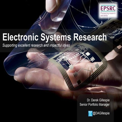 Plastic Electronic Systems Research & EPSRC