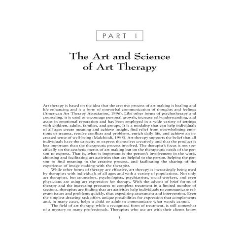 The Role Of Art Therapy In Healing | PPTX