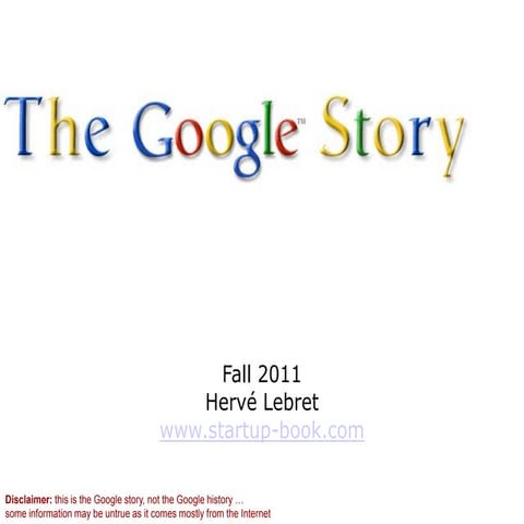 A brief history of google