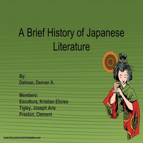 A Brief History of Japanese Literature