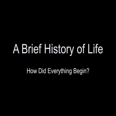 A Brief History of Life.ppt