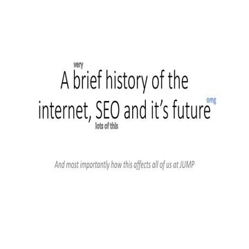 A brief history of seo