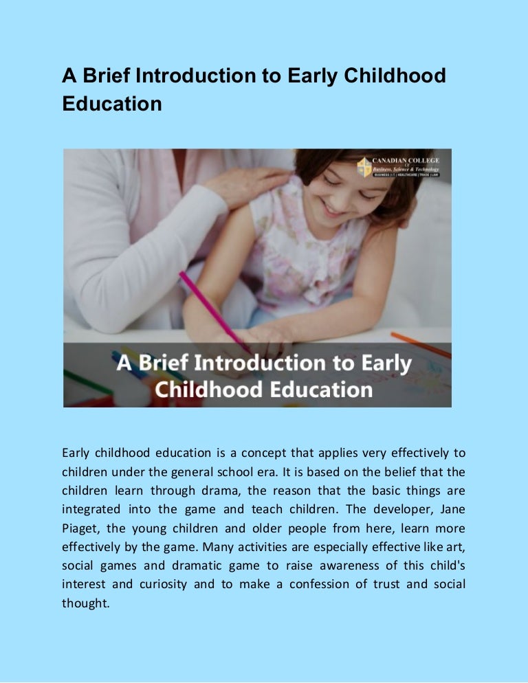 education introduction