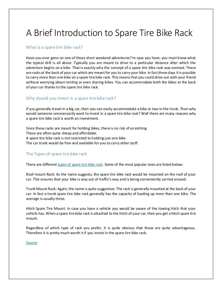 bike rack for one bike