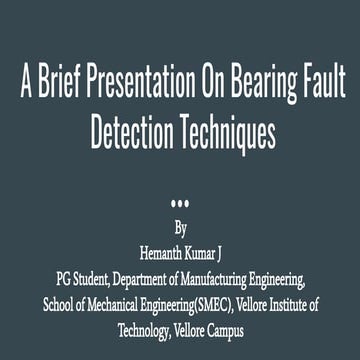 A Brief Presentation On Bearing Fault Detection Techniques .pdf