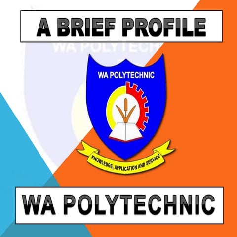 A brief profile of Wa polytechnic 