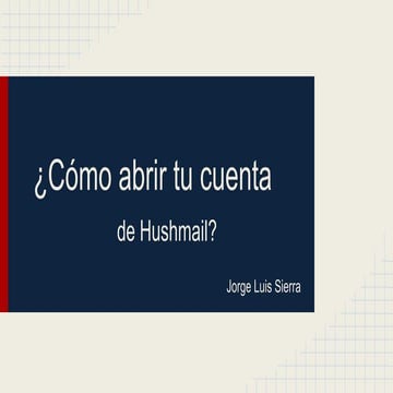 Cómo abrir una cuenta de hushmail